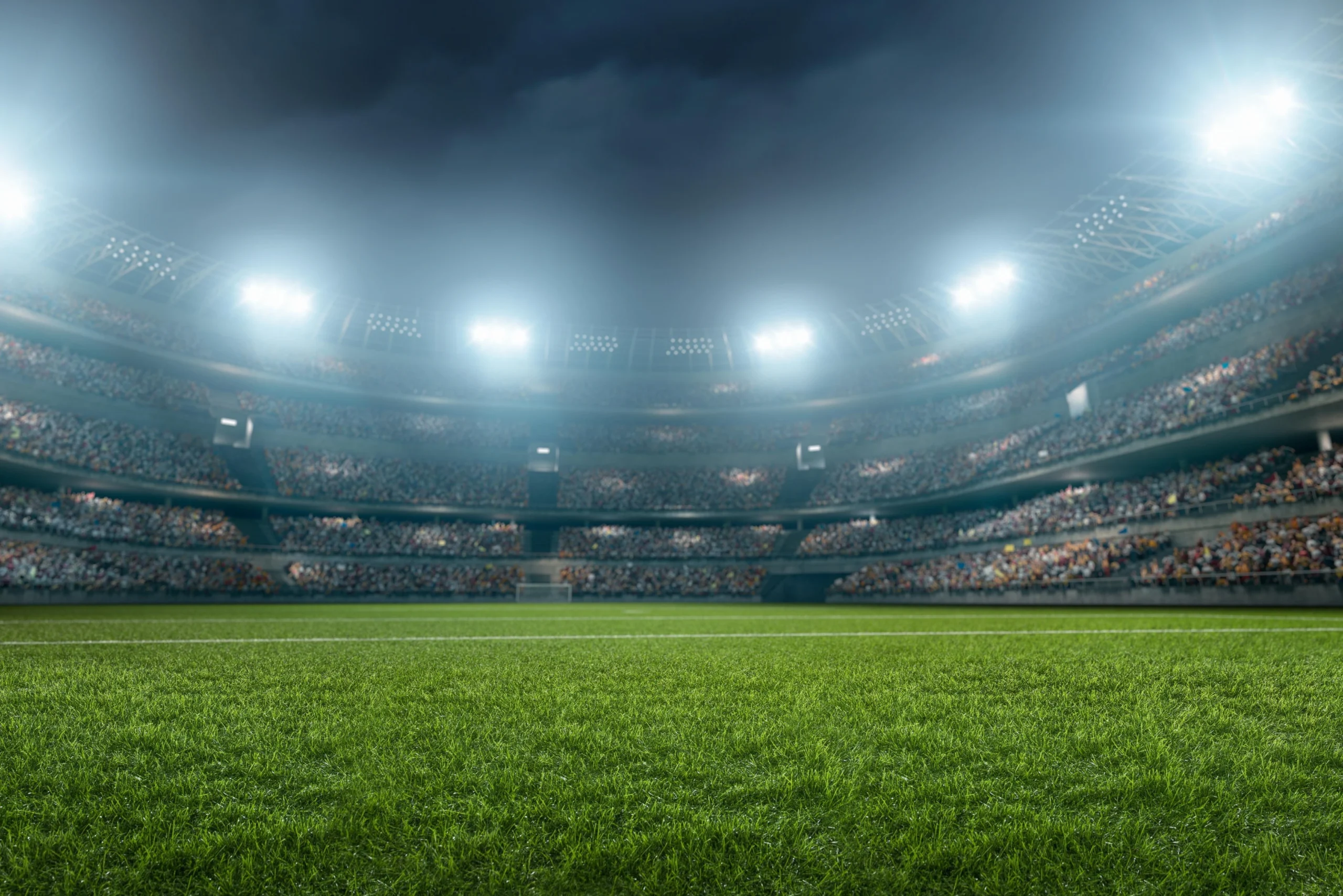 World Cup 2026 stadium and city skyline